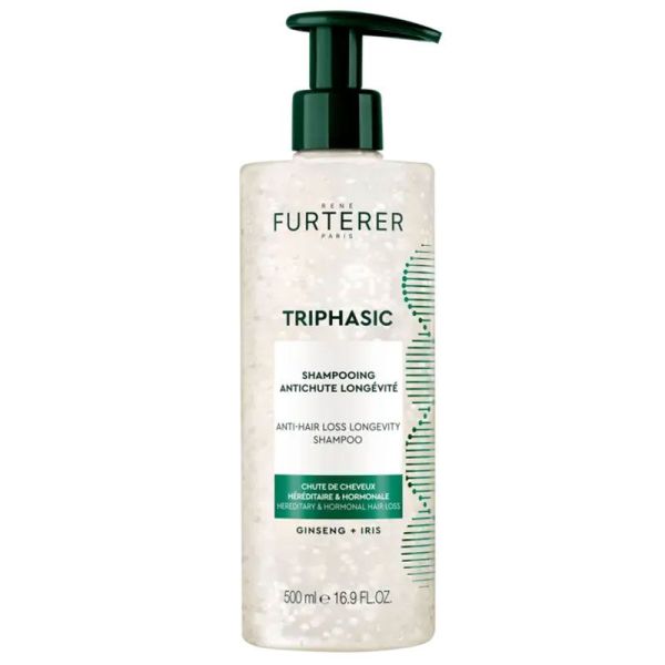 Triphasic Shampooing antichute longévité, renforce les cheveux (500 ml)