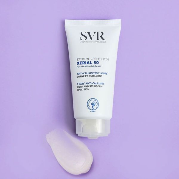 SVR Xerial 50 Extrême Crème Pieds anti-callosités, corne et durillons (50 ml)