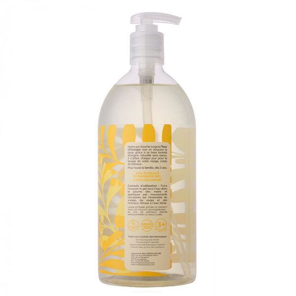 MKL Green Nature Gel douche surgras Bio Fleur d'Oranger (1l)