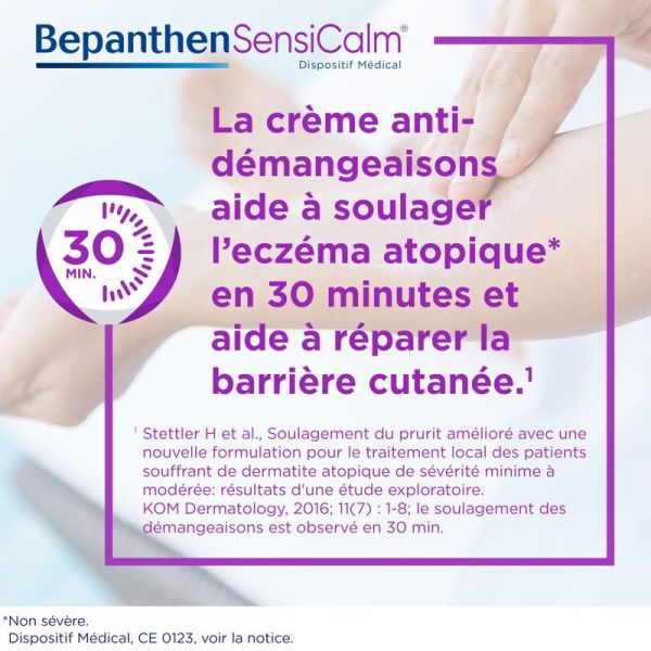 Bayer Bepanthen Sensicalm crème anti-démangeaisons sans cortisone (50 g)