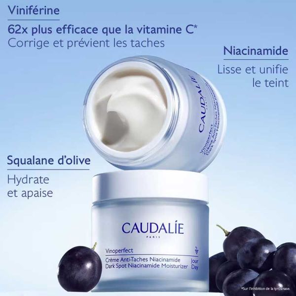 Caudalie Vinoperfect Crème Anti-Taches à la Viniférine & Niacinamide (50 ml)