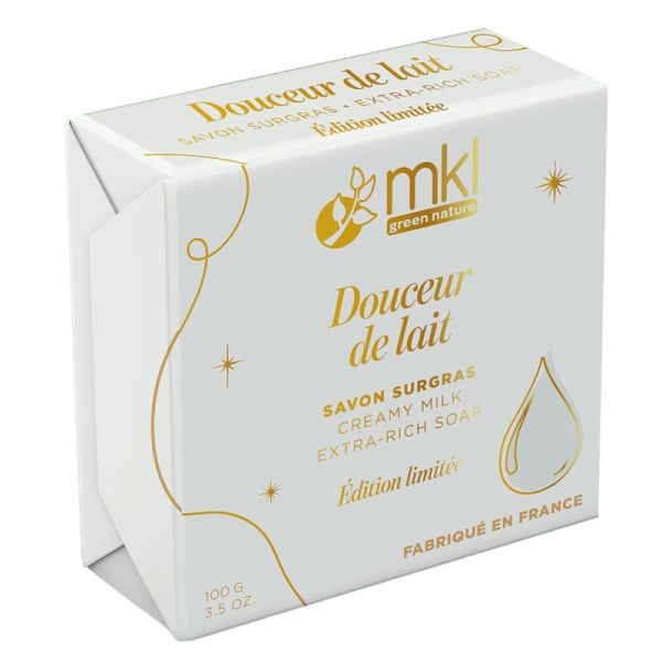 MKL Green Nature Savon de Marseille surgras Douceur De Lait édition limitée (100 g)