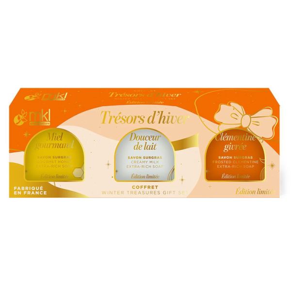 MKL Green Nature Coffret Trésors d'Hiver 2026 édition limitée (3 savons surgras de 100 g)
