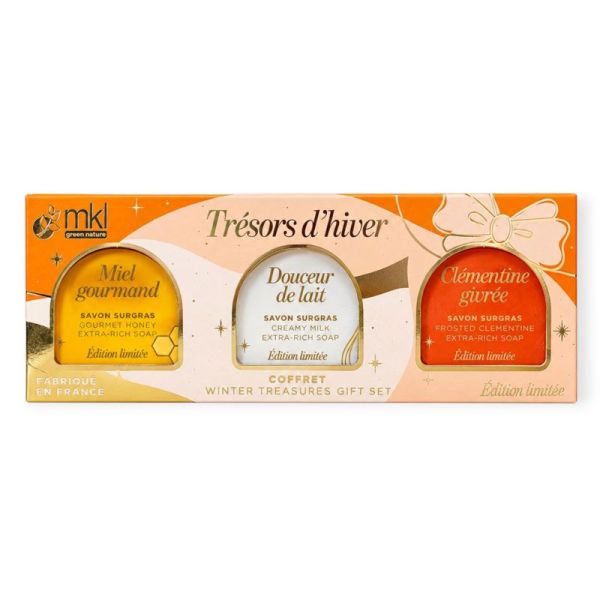MKL Green Nature Coffret Trésors d'Hiver 2026 édition limitée (3 savons surgras de 100 g)
