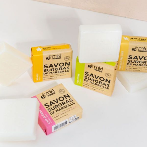 MKL Green Nature Savon de Marseille Surgras - Monoï (100 g)