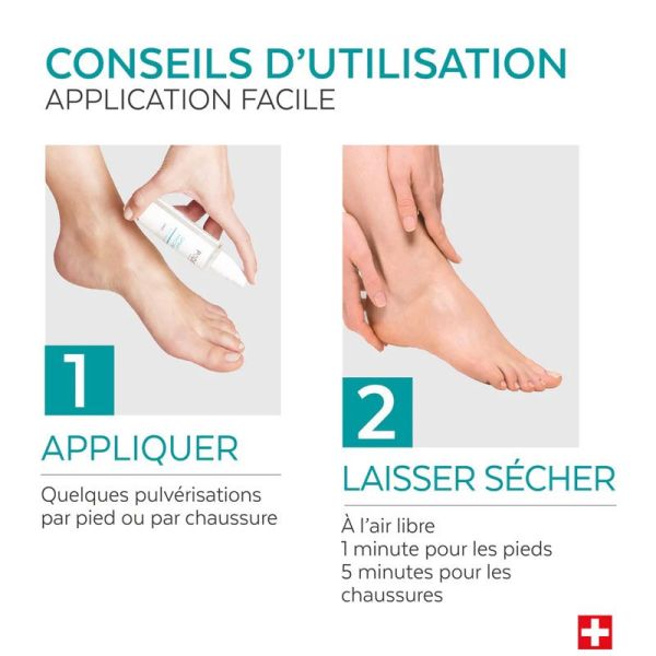 Poderm Spray Mycoses du pied 3-en-1 (50 ml)