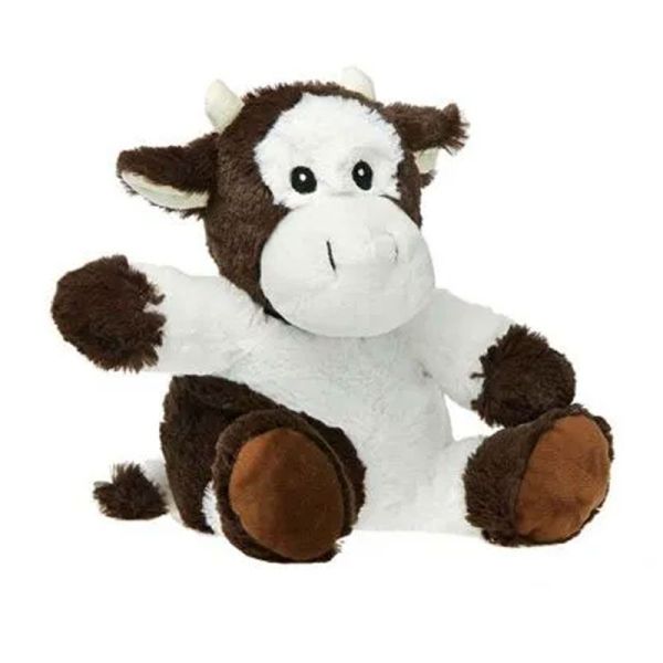 Pelucho Bouillotte sèche peluche Vache aux grains de blé et fleurs de lavande
