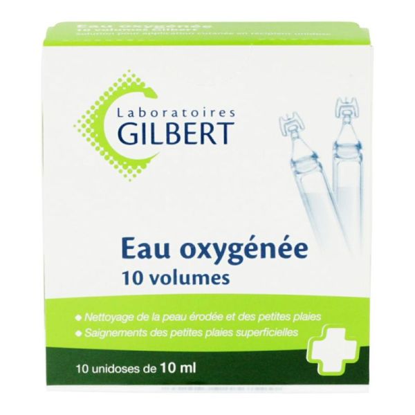 Eau Oxyg Gilb 10Vol S A Cut 10Unid/10Ml