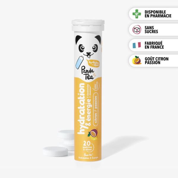 Panda Tea Hydratation & Energie Citron-Passion (x20)