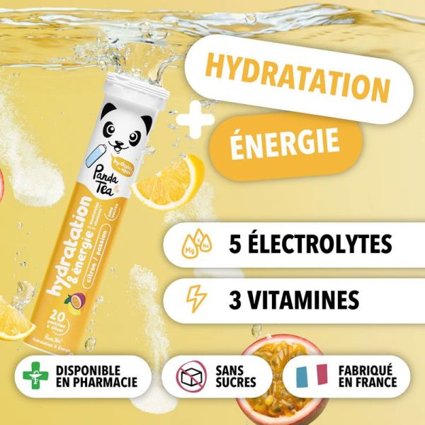 Panda Tea Hydratation & Energie Citron-Passion (x20)