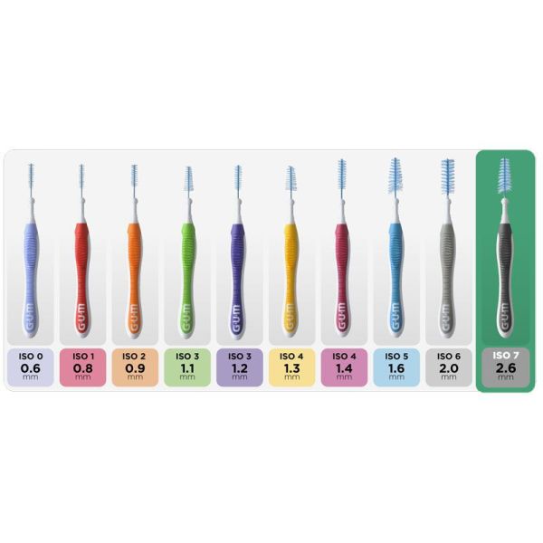 Gum Trav-Ler Brossettes interdentaires 0,6 mm (x6)