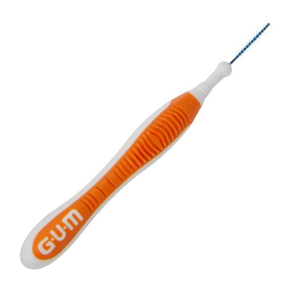 GUM Trav-Ler Brossettes interdentaires réutilisables orange 0,9 mm (x6)