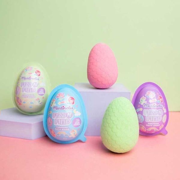 Martinelia Bombe Mousse de Bain avec surprise Licorne Fizz N' Find Licorne (x1)