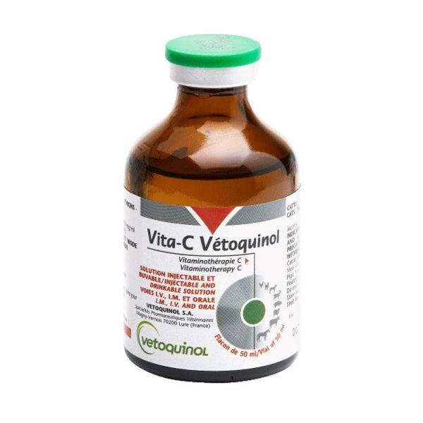 Vétoquinol Vita-C solution injectable et buvable (50 ml)