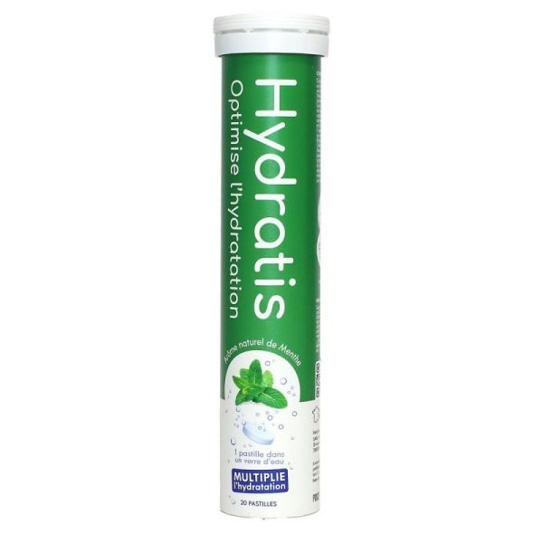 Hydratis Pastilles Effervescentes Hydratation Goût Menthe (x20)