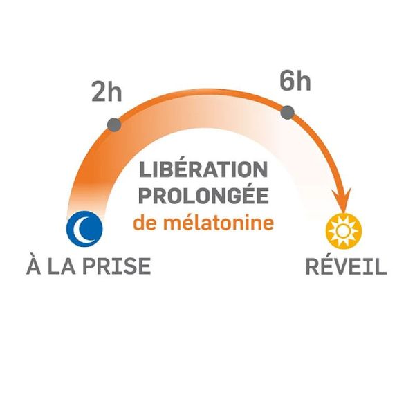 Chronobiane LP 1 mg endormissement rapide, réduction de la fatigue (60 comprimés)