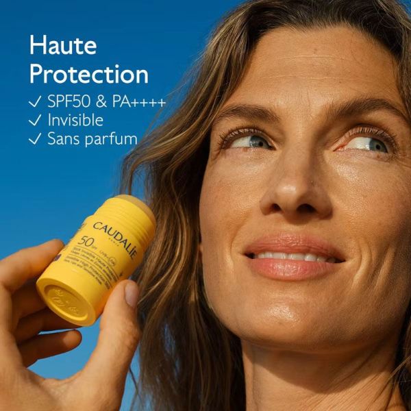 Caudalie Stick solaire invisible haute protection SPF50 (15 g)