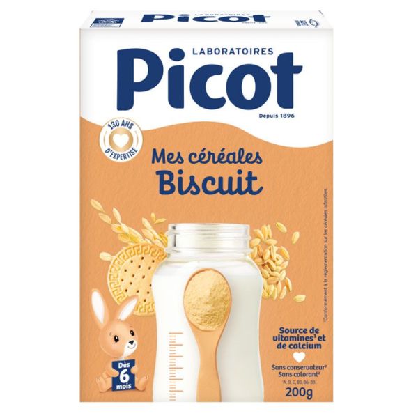 Picot Mes Céréales Biscuit dès 6 mois (200 g)