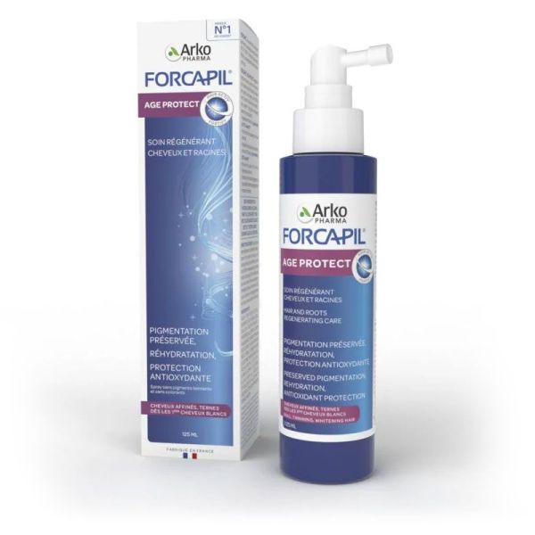 Forcapil Age Protect Spray soin régénérant cheveux et racines (125 ml)