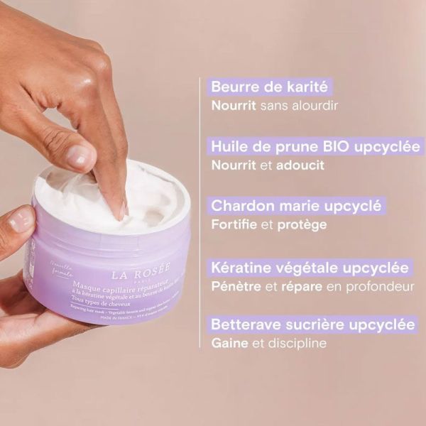 La Rosée Masque Capillaire Réparateur rechargeable (200 ml)