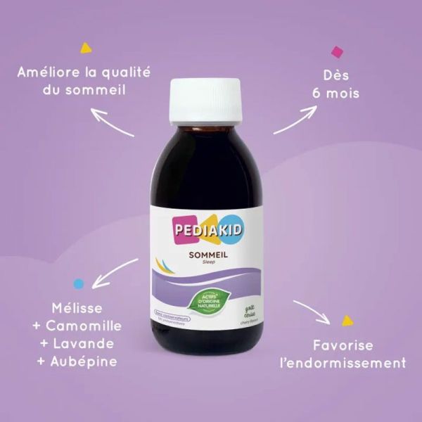 Pediakid Sommeil Sirop Cerise 125Ml