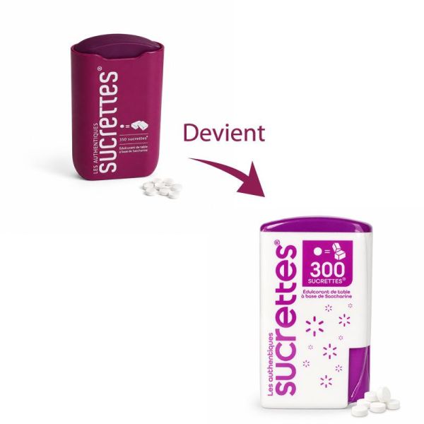 Les Authentique Sucrettes 1 sucrette = 2 cubes de sucre (x300)