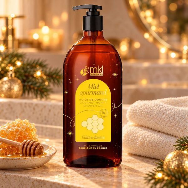 MKL Green Nature Huile de Douche Miel Gourmand édition limitée (1 L)