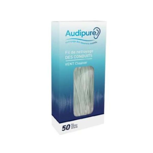 Audipure Fil de Nettoyage pour Prothèse Auditive (x50)