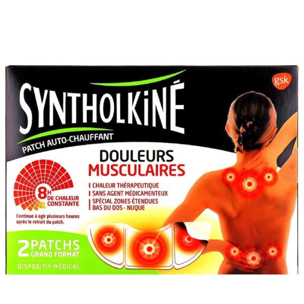 Syntholkiné Patch Chauffant Grand Format 8H *2