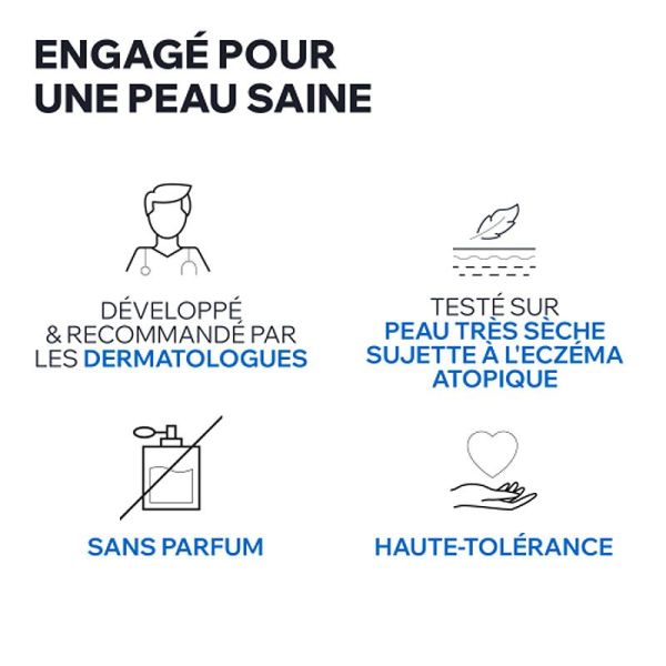 Xémose C8+ Baume relipidant anti-grattage nourrit, répare, soulage immédiatement (500 ml)