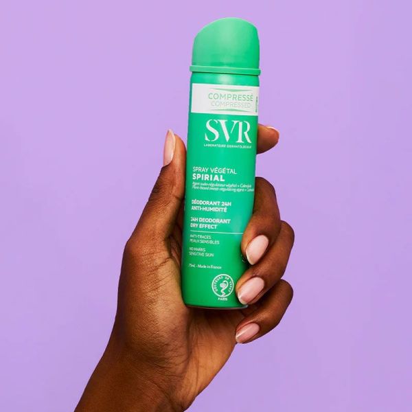 Spirial Spray Végétal Déodorant 24h anti-humidité (2 x 75 ml)