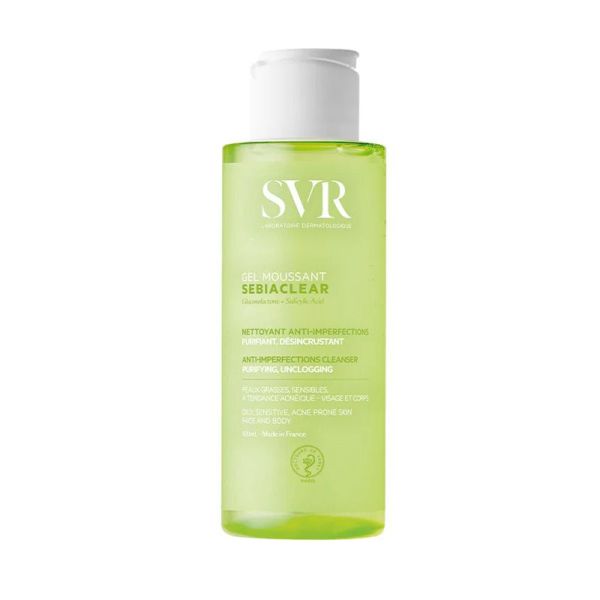 SVR Sebiaclear Gel Moussant anti-imperfections, purifiant, désincrustant (100 ml)