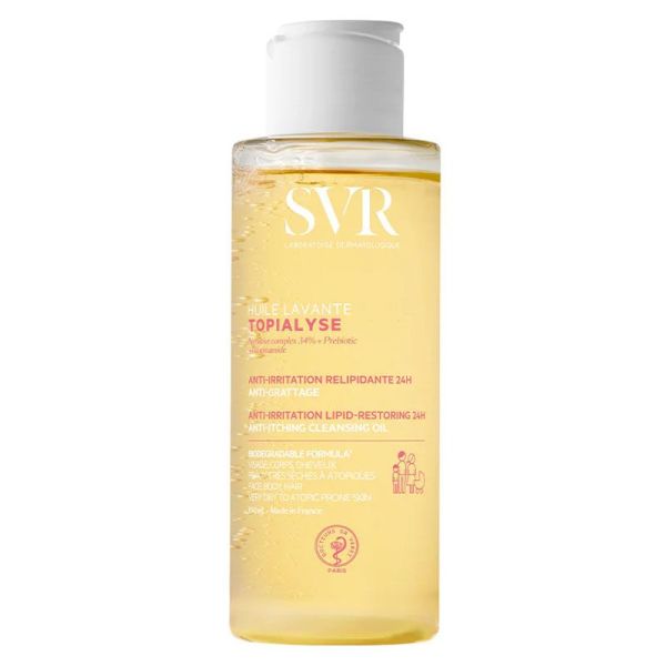 SVR Topialyse Huile Lavante anti-irritation relipidante 24h (100 ml)
