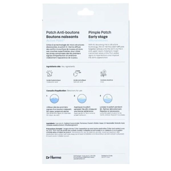 Dr. Herma Patch Anti-Imperfections Boutons Naissants format petit (x8)