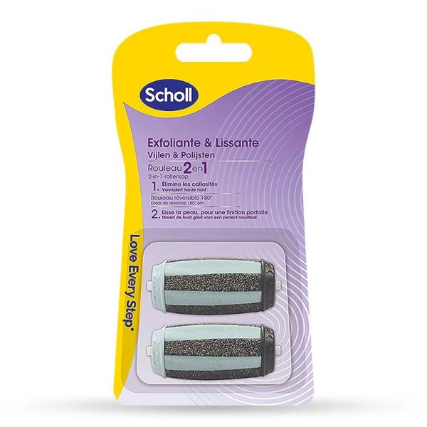 Scholl Recharge Râpe 2 En 1 x2