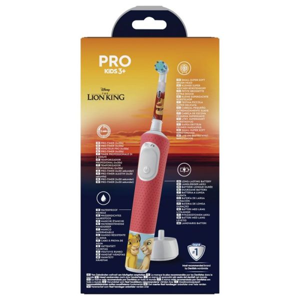 Oral-B Pro Kids 3+ Brosse à dents électrique Le Roi Lion (x1)