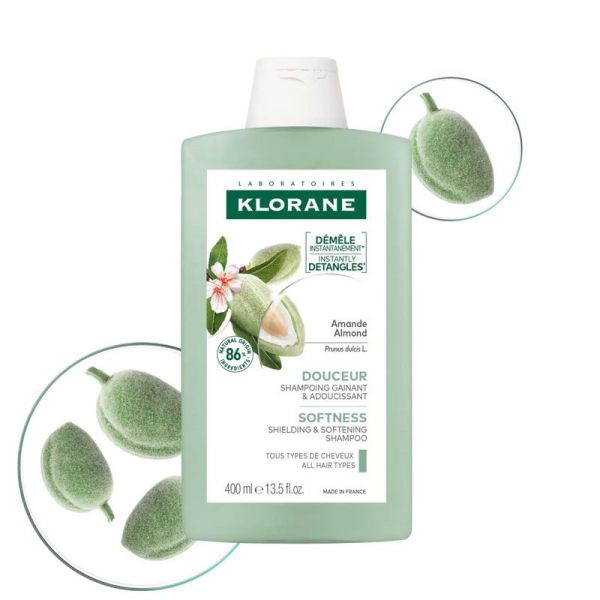 Klorane Shampoing Douceur à l'Amande médicinale (400 ml)