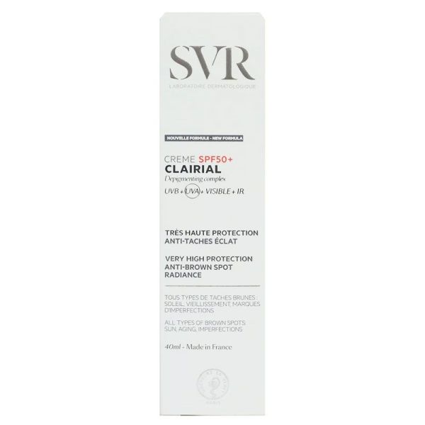 Clairial Crème SPF50+ très haute protection anti-tâches éclat (40 ml)