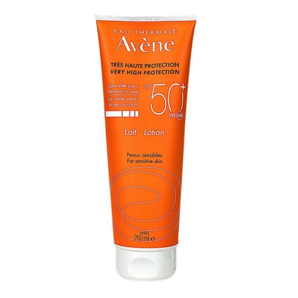 Avene Solaire Lait peaux sensibles spf50+ 250Ml