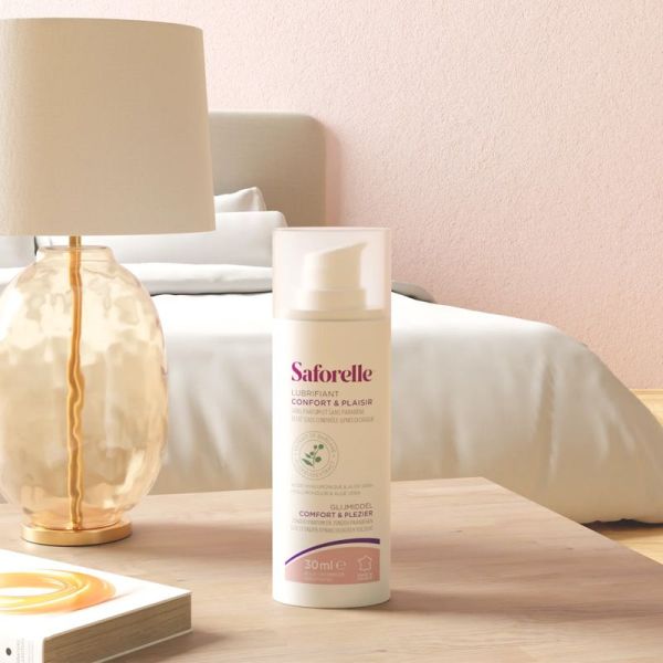 Saforelle Lubrifiant Confort & Plaisir à l'extrait de bardane & acide prébiotique (30 ml)