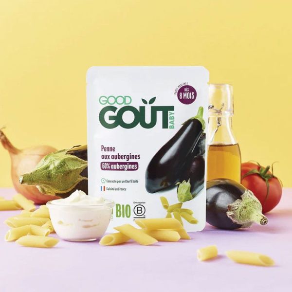 Good Goût Baby Penne aux Aubergines plat bébé bio dès 8 mois (190 g)
