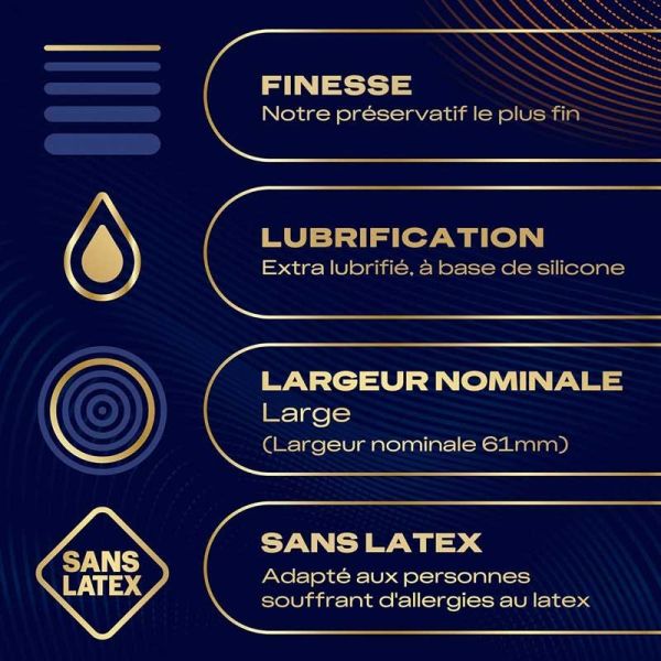 Durex Intensity XL préservatifs sans latex (x10)