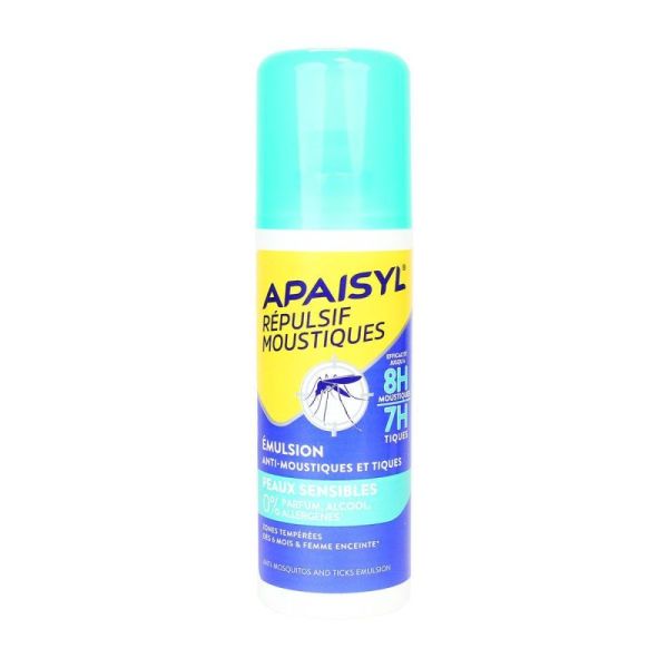 APAISYL RÉPULSIF MOUSTIQUES EMULSION PEAUX SENSIBLES