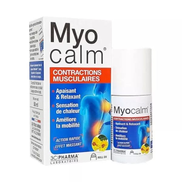 3CPHARMA Myocalm Contractions Musculaires Roll-On