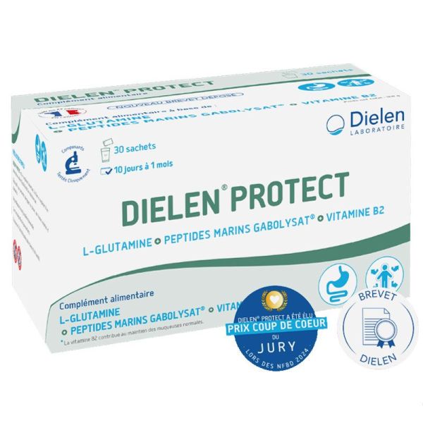 Dielen Protect soutien de la digestion et santé des muqueuses (30 sachets)