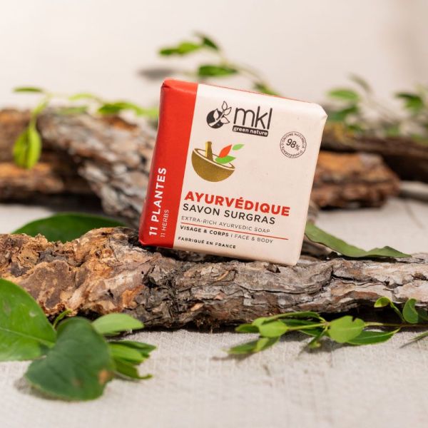 MKL Green Nature Savon Surgras Ayurvédique 11 plantes (100 g)
