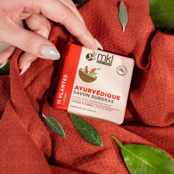 MKL Green Nature Savon Surgras Ayurvédique 11 plantes (100 g)