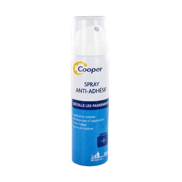 Cooper Spray Anti-Adhésif décolle les pansements (50 ml)