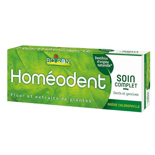Homéodent Dentifrice soin complet dents et gencives arôme Chlorophylle (75 ml)