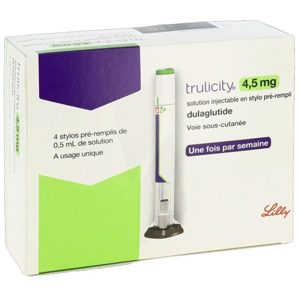 Lilly Trulicity 4,5 mg solution injectable en stylo prérempli (x4)